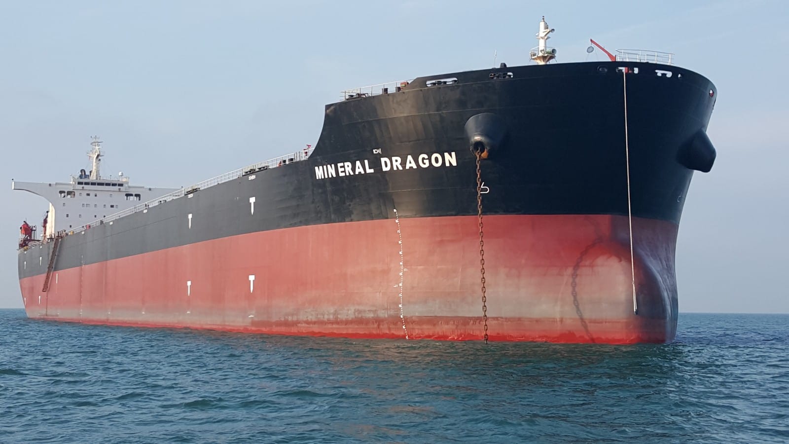M/V Mineral Dragon: anchor and chain installation at the Bosphorus 2